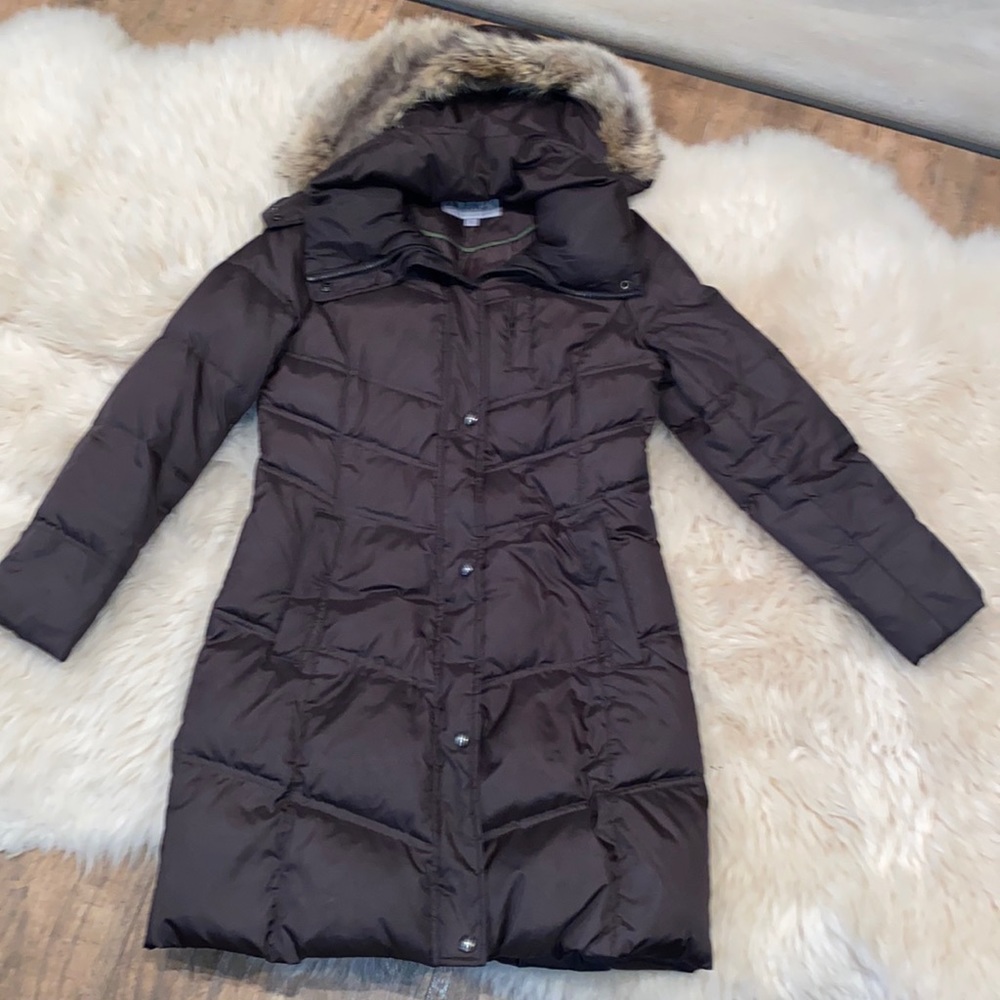 Marc New York Andrew Marc olive green down winter jacket